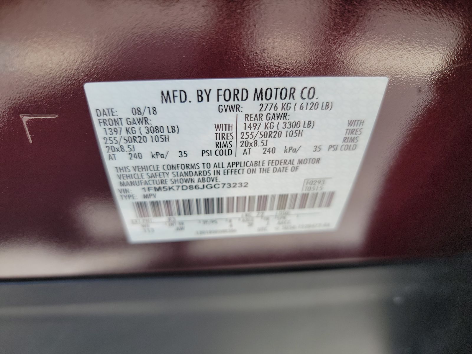 2018 Ford Explorer XLT FWD