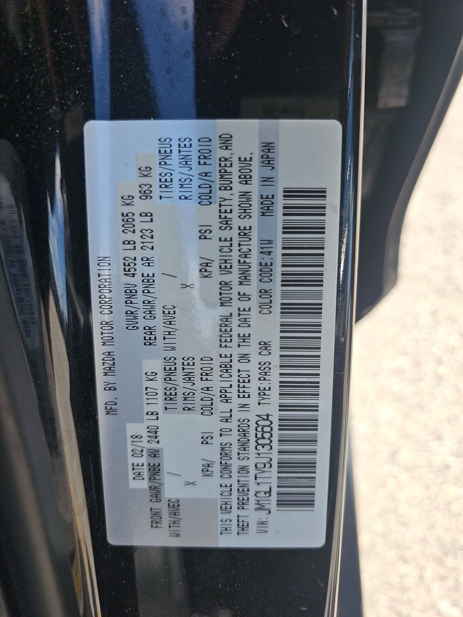 2018 MAZDA MAZDA6 Grand Touring FWD