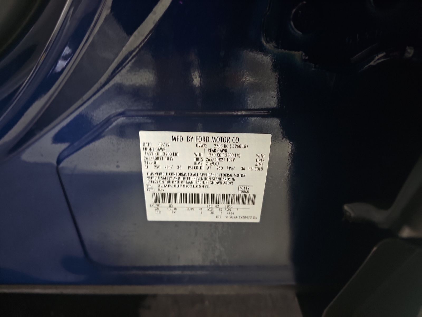 2019 Lincoln Nautilus Black Label AWD