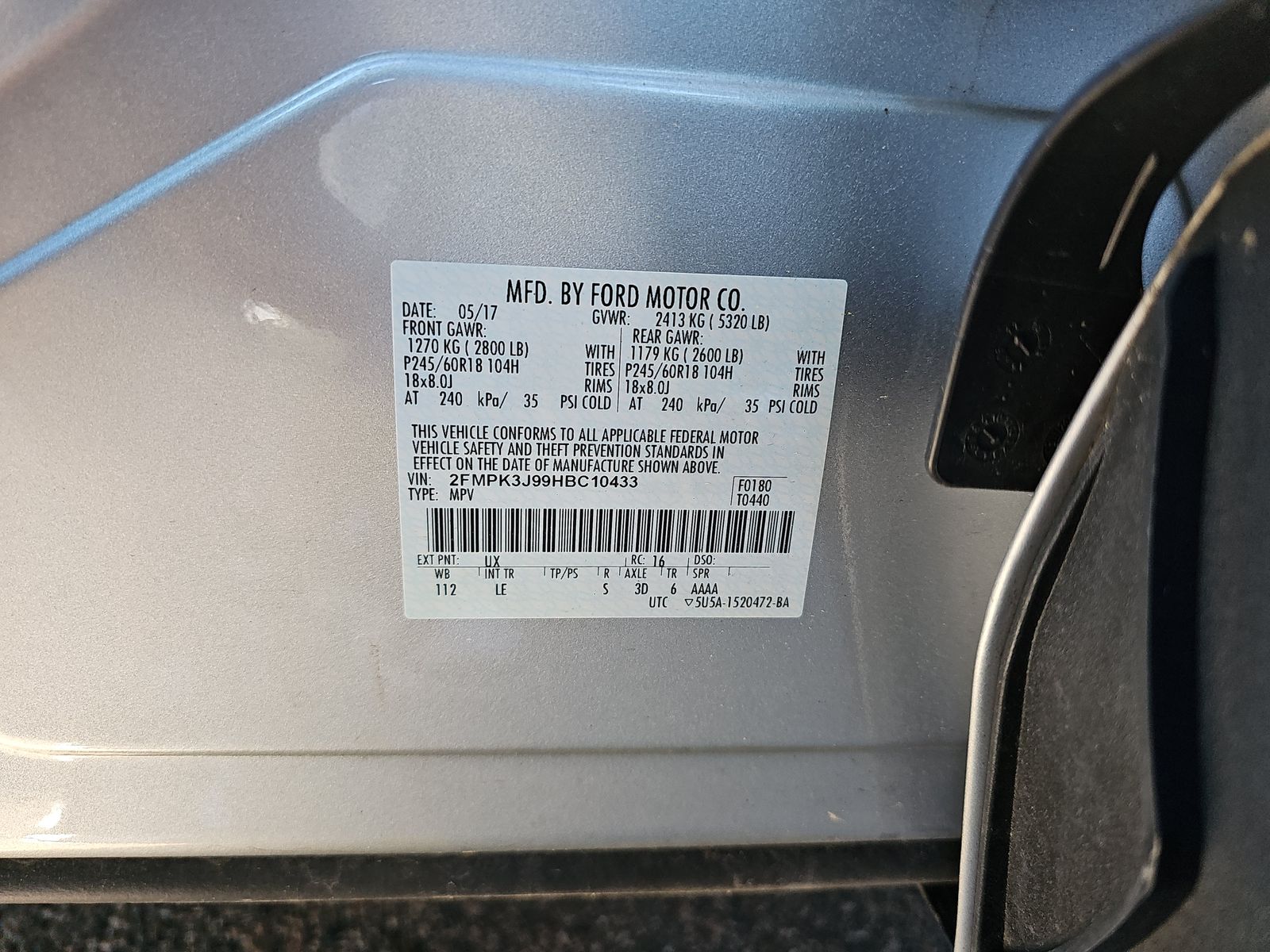 2017 Ford Edge SEL FWD
