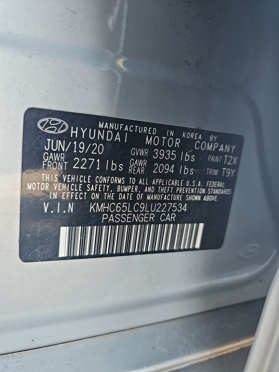 2020 Hyundai Ioniq Hybrid Blue FWD