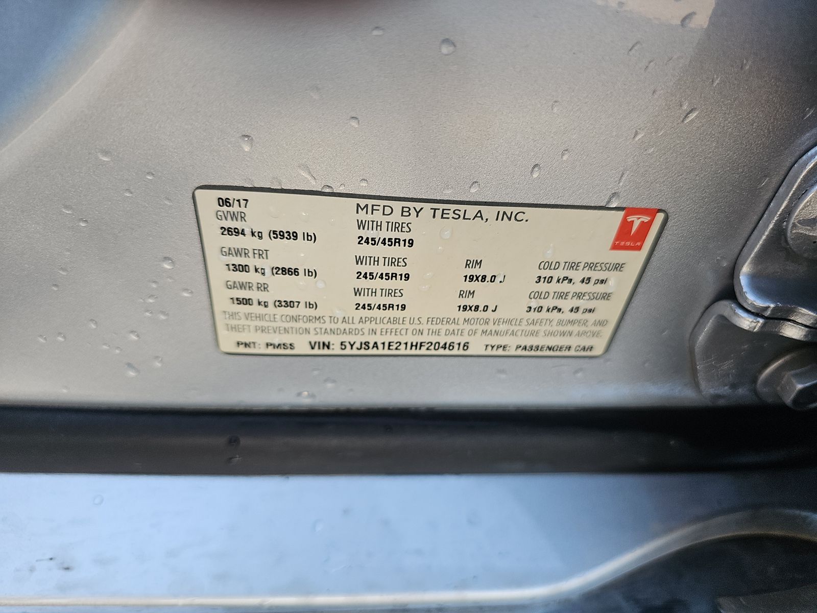 2017 Tesla Model S 100D AWD