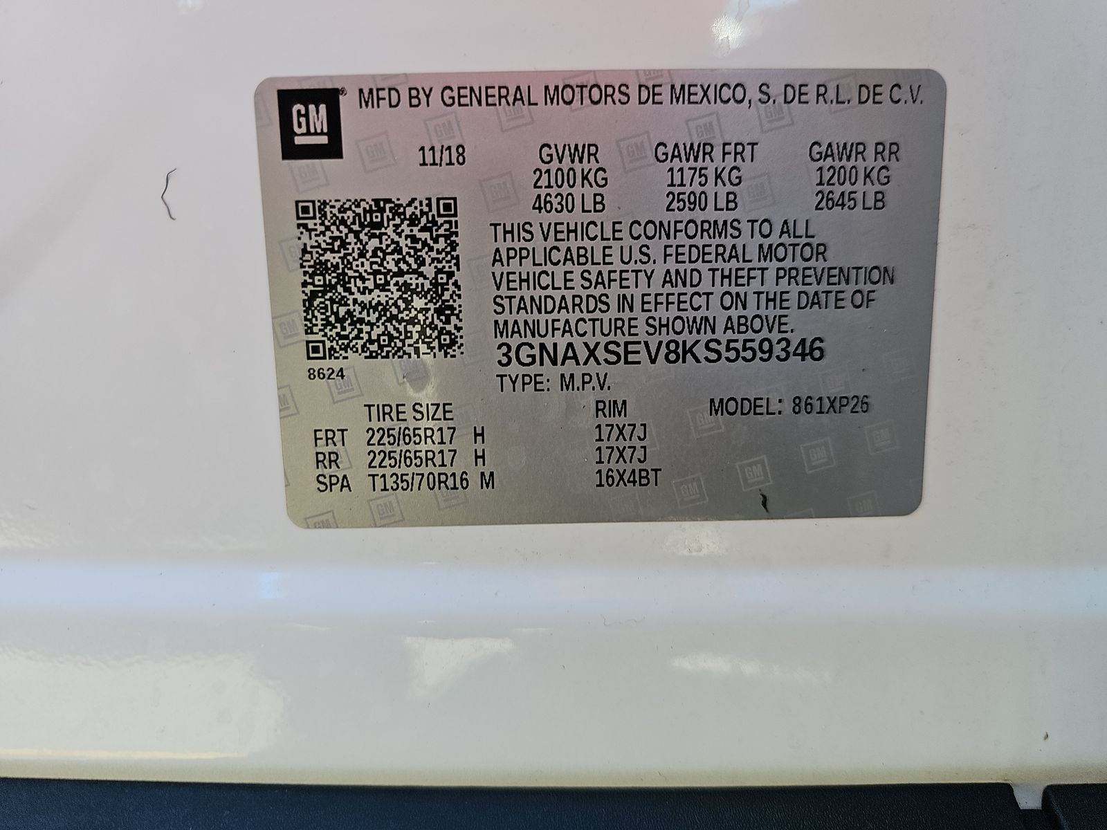 2019 Chevrolet Equinox LS AWD