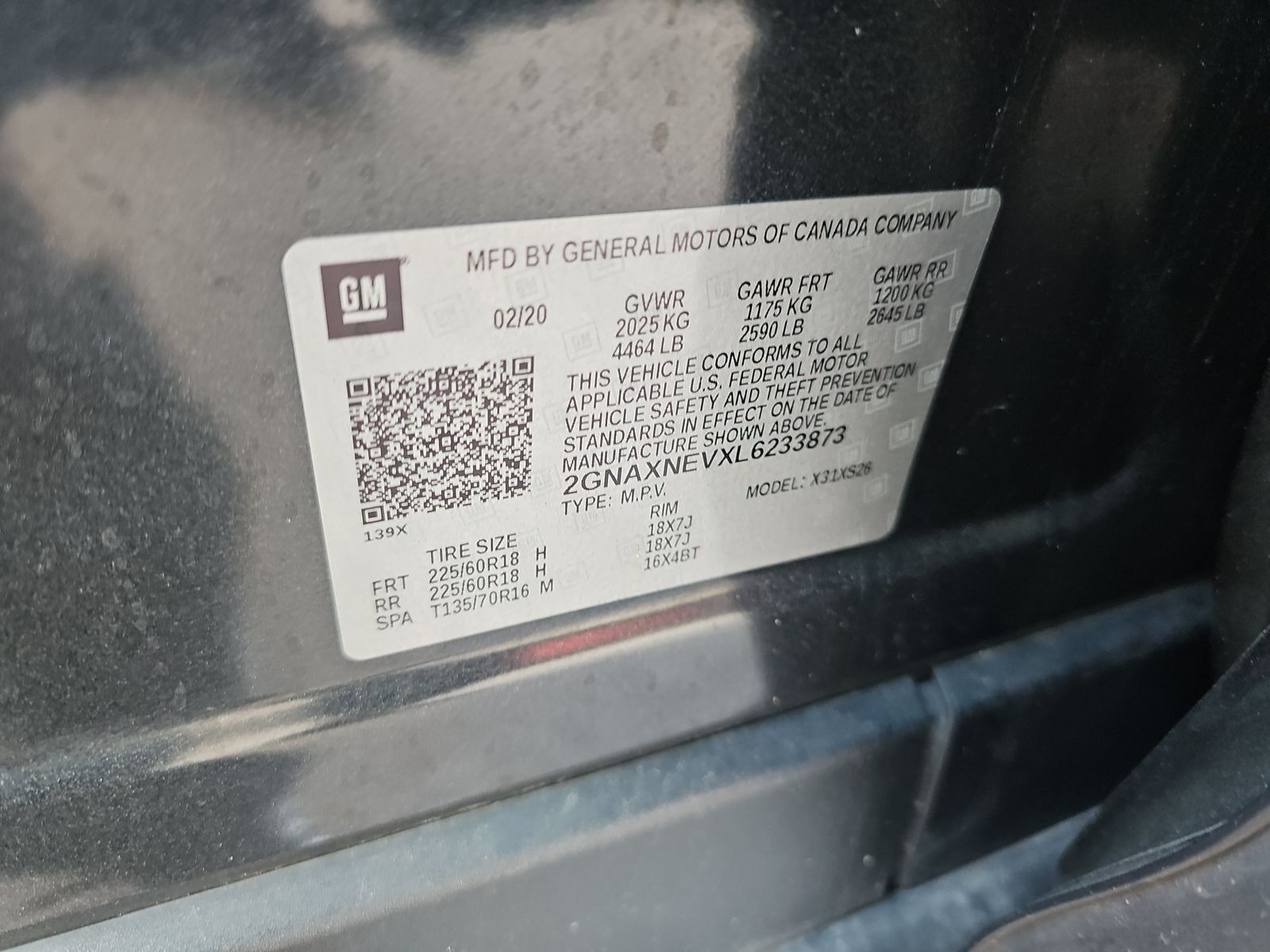 2020 Chevrolet Equinox Premier FWD