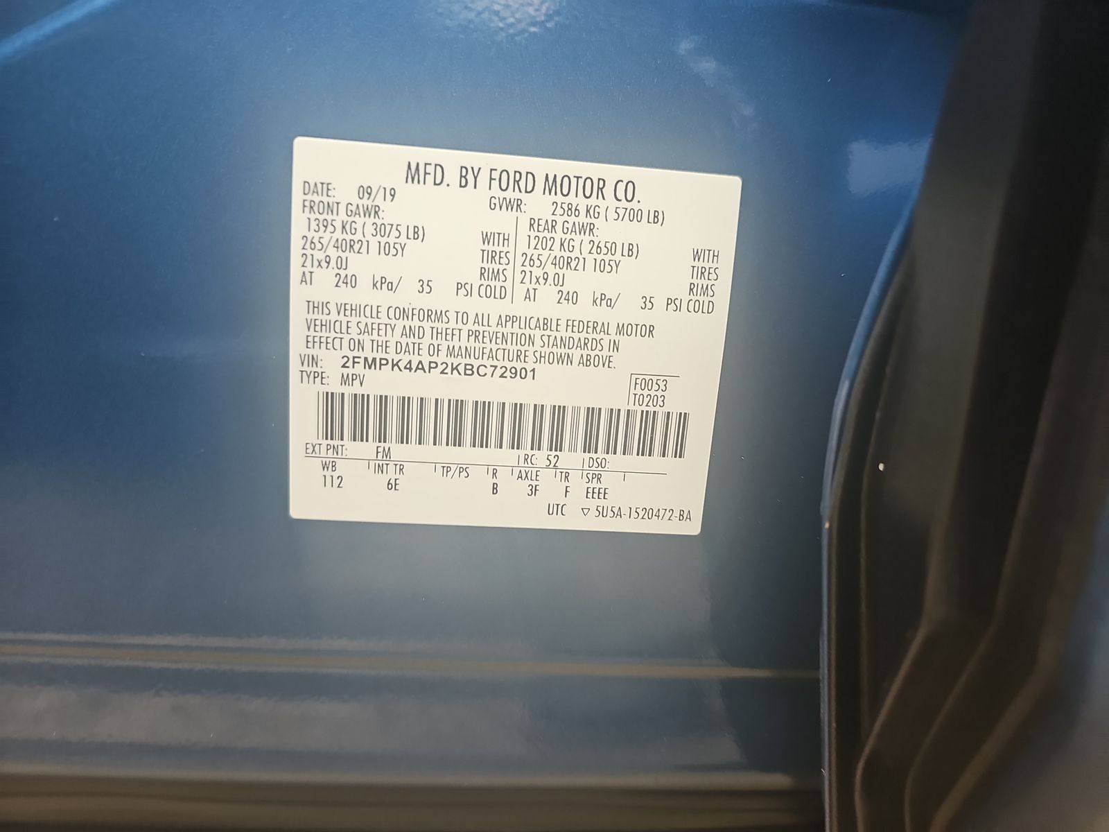 2019 Ford Edge ST AWD