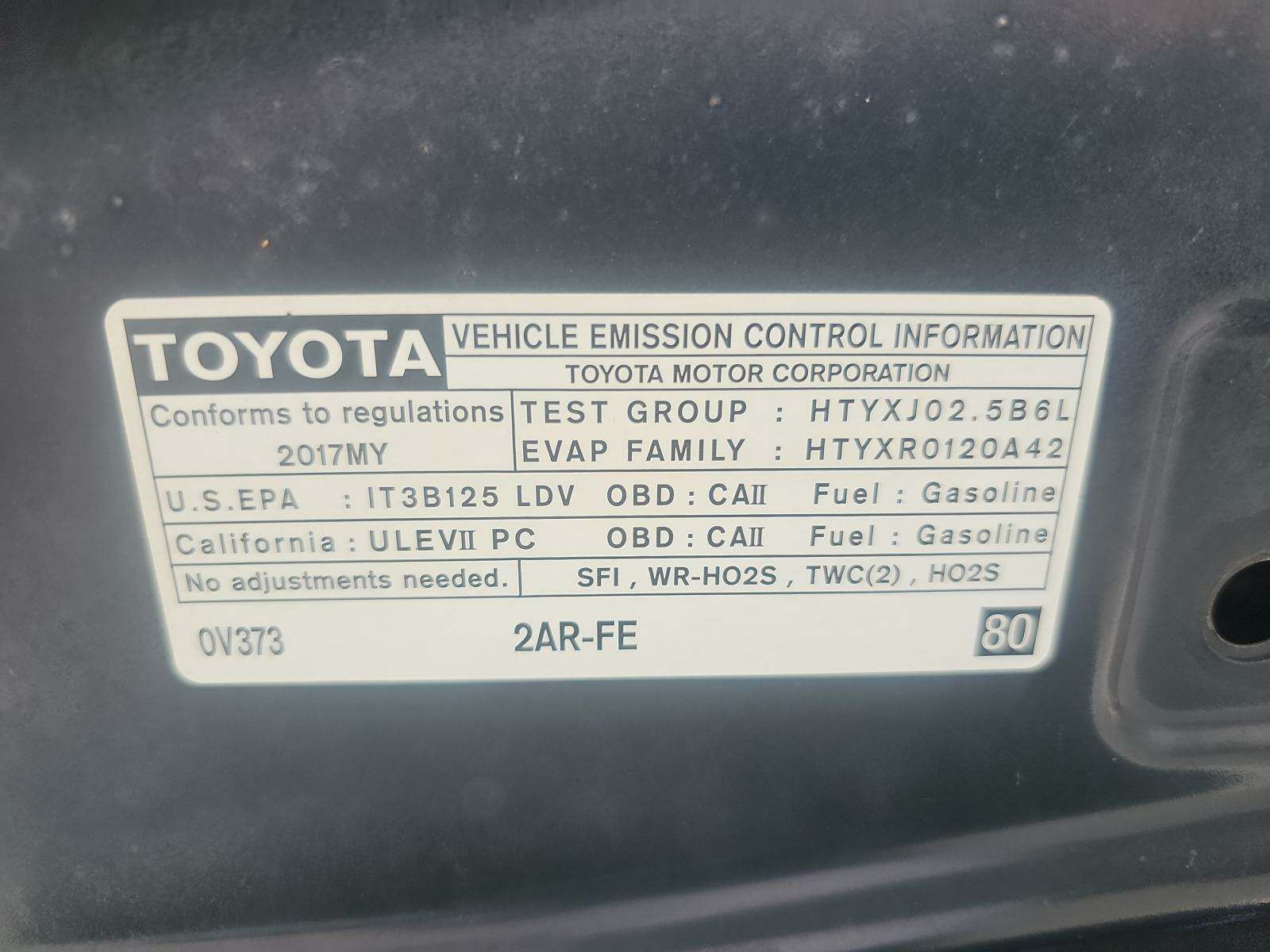 2017 Toyota Camry SE FWD