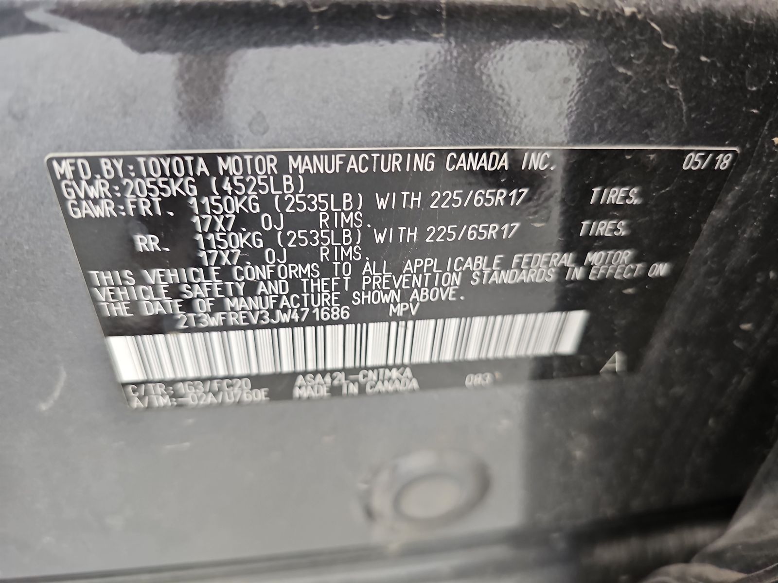 2018 Toyota RAV4 XLE FWD