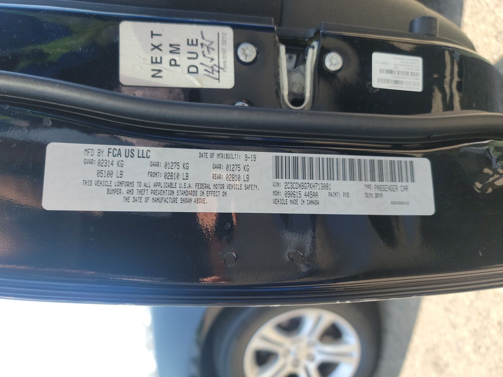 2019 Dodge Charger SXT RWD