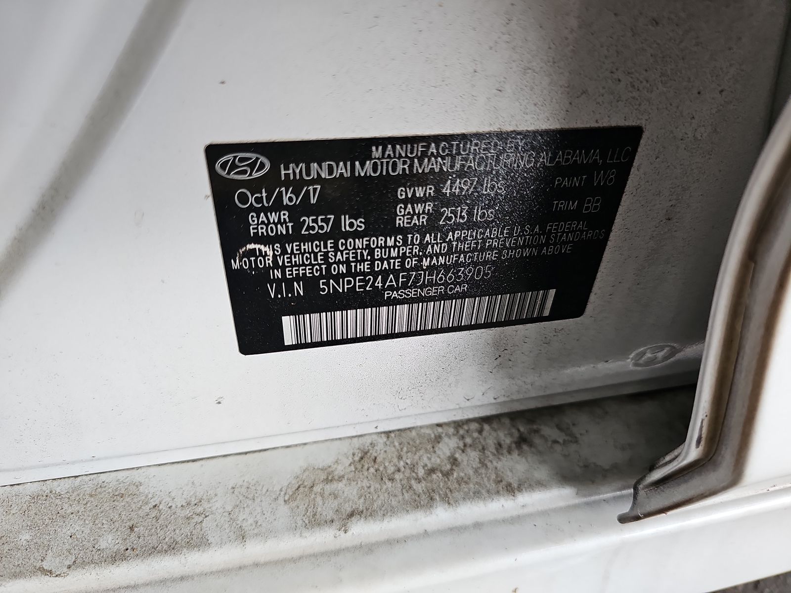 2018 Hyundai Sonata SE FWD