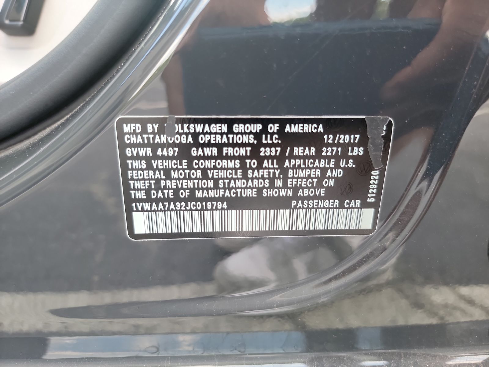 2018 Volkswagen Passat 2.0T R-Line FWD
