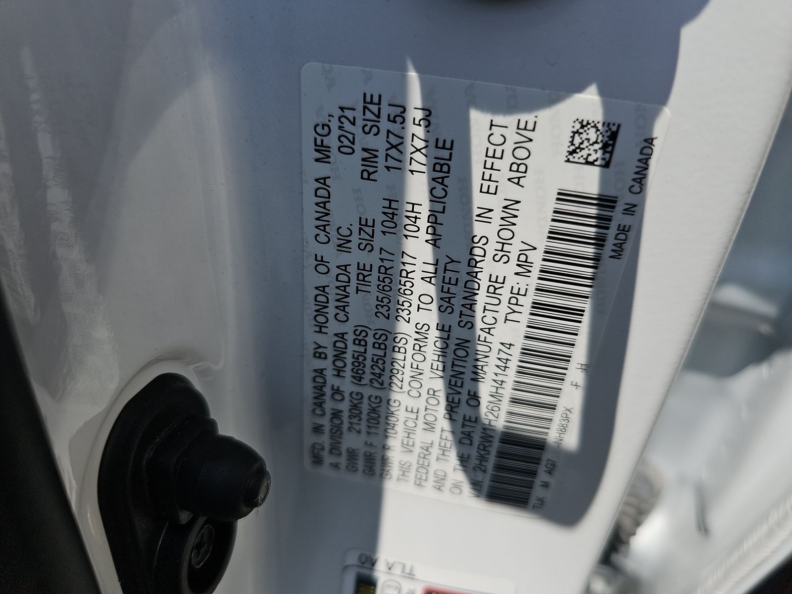 2021 Honda CR-V LX FWD