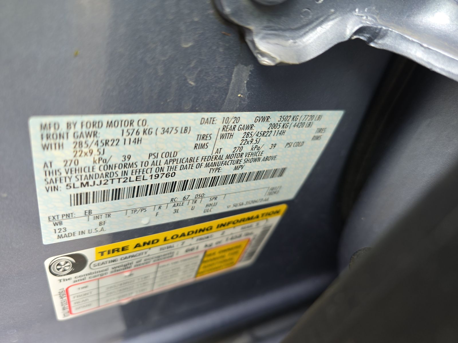 2020 Lincoln Navigator Black Label AWD