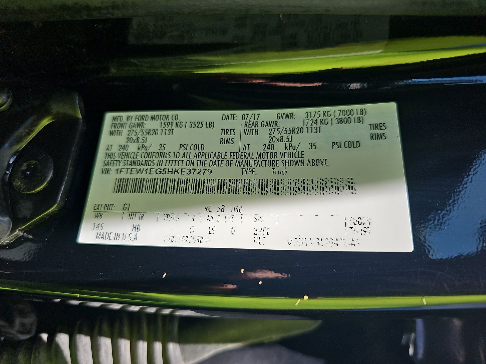 2017 Ford F-150 Lariat AWD