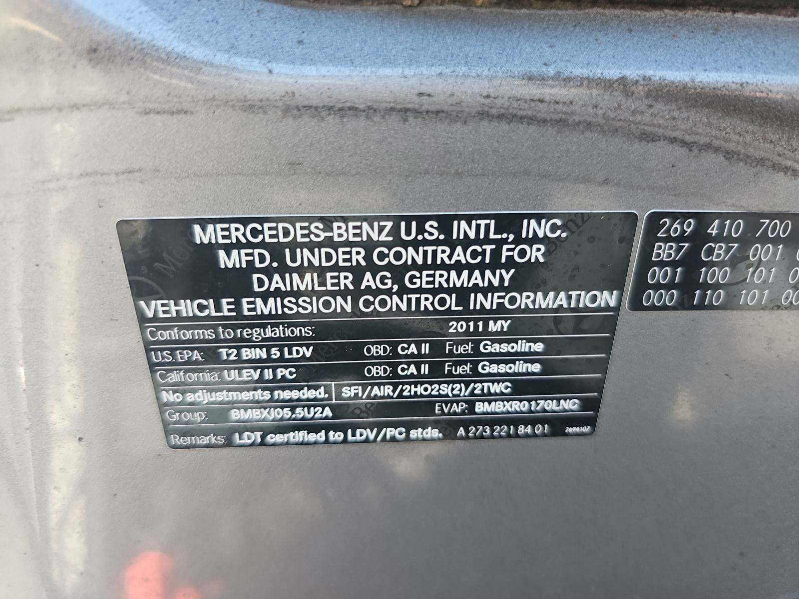 2011 Mercedes-Benz M-Class ML 550 AWD