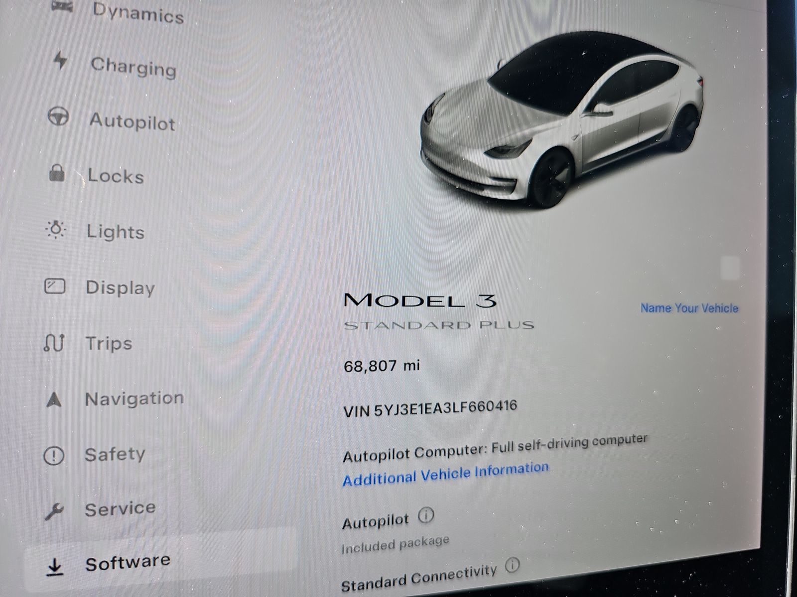 2020 Tesla Model 3 Standard Range Plus RWD