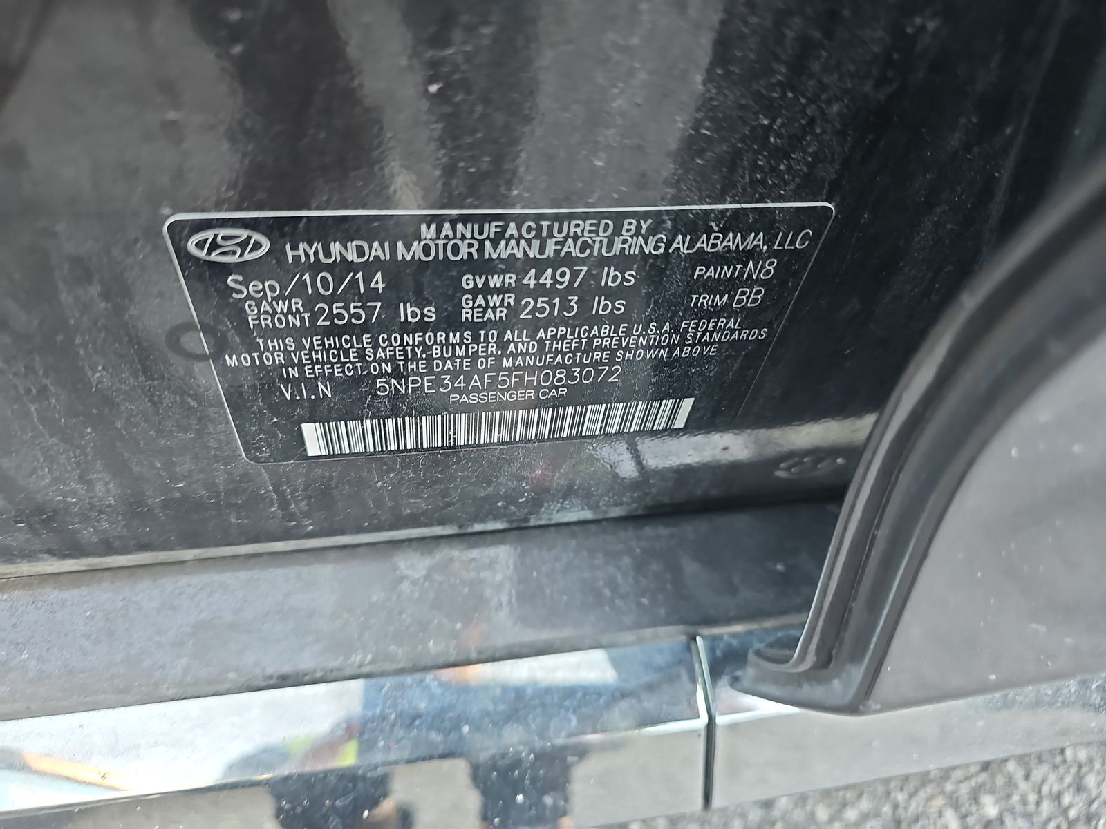 2015 Hyundai Sonata Sport FWD