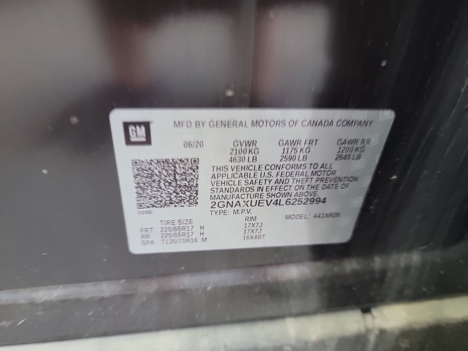 2020 Chevrolet Equinox LT AWD