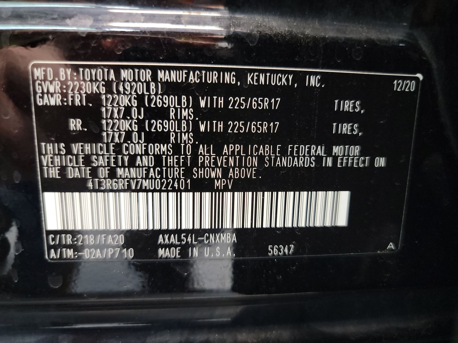 2021 Toyota RAV4 Hybrid XLE AWD
