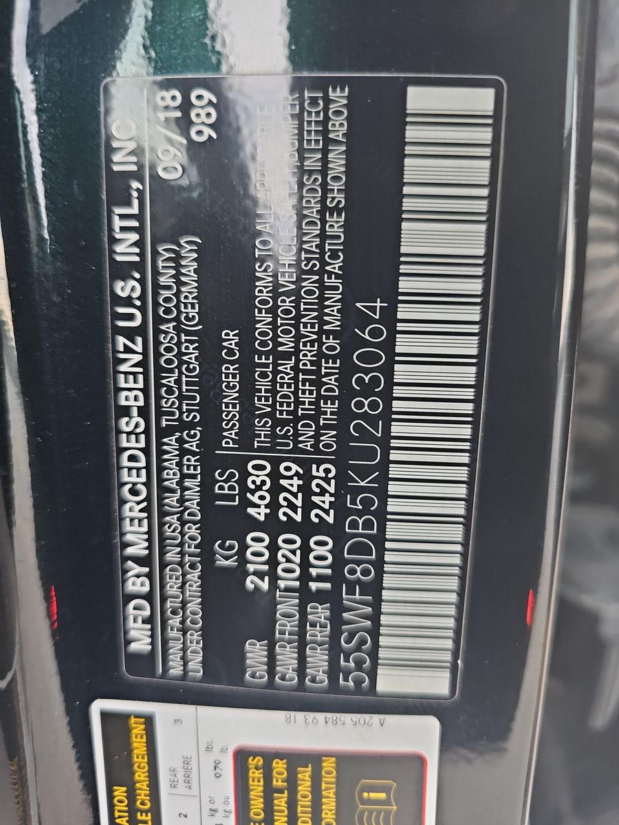 2019 Mercedes-Benz C-Class C 300 RWD