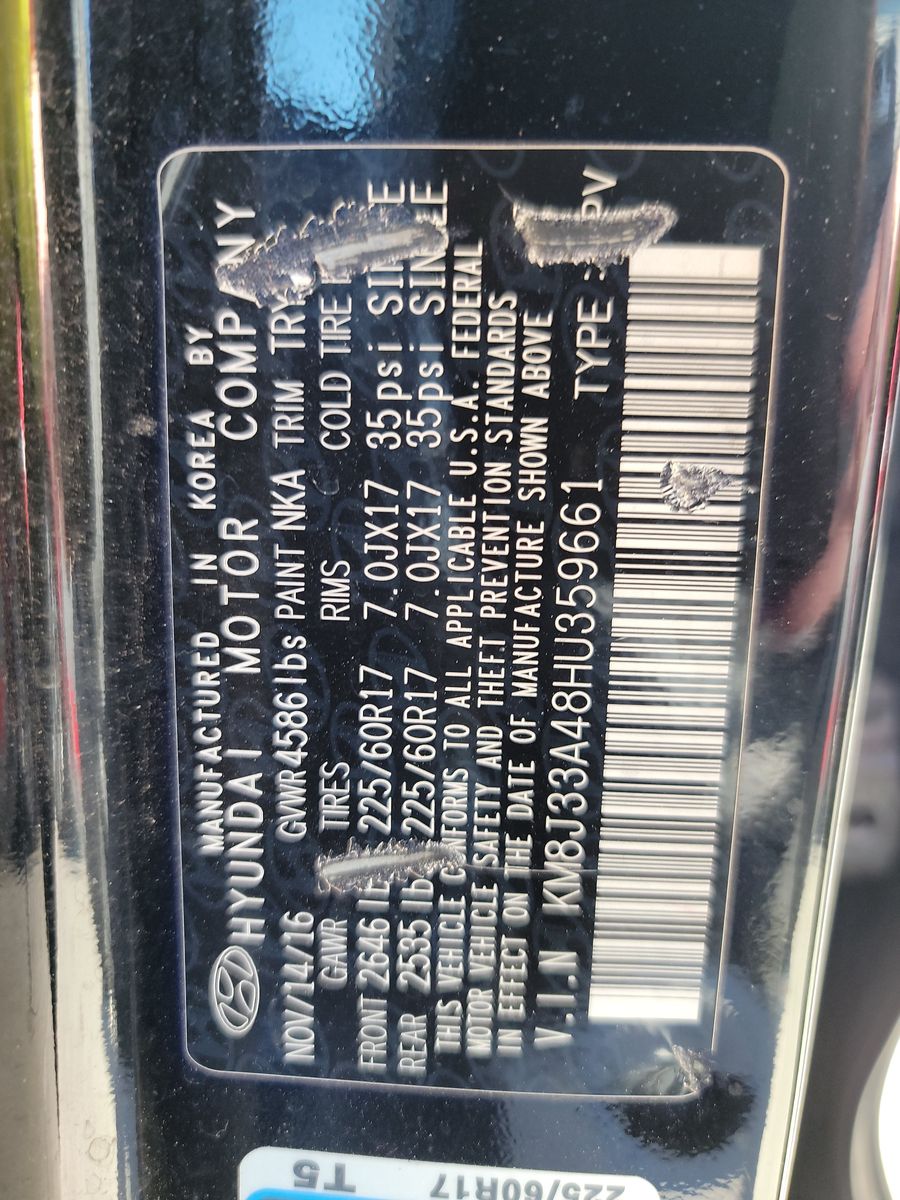 2017 Hyundai Tucson SE FWD