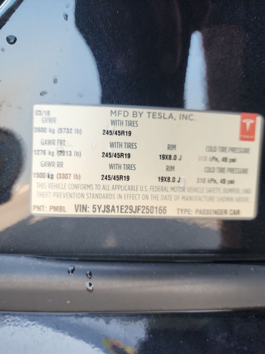 2018 Tesla Model S 75D AWD