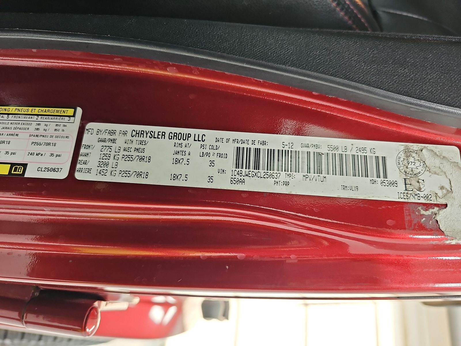 2012 Jeep Wrangler Unlimited Altitude AWD