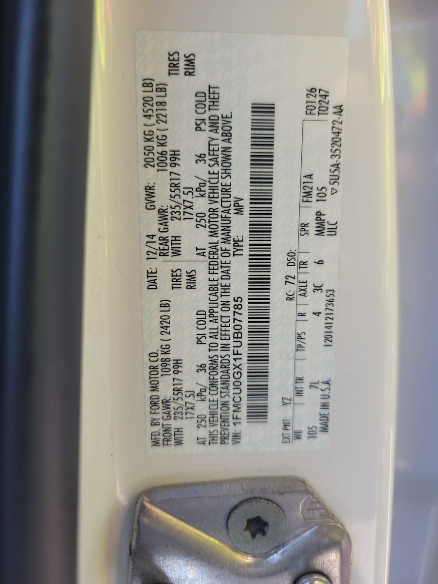 2015 Ford Escape SE FWD