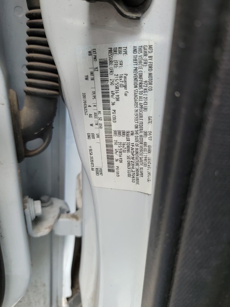 2017 Ford Focus SE FWD