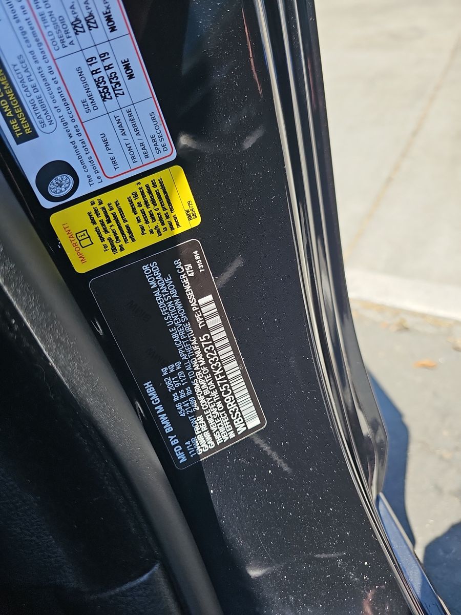 2015 BMW M4 Base RWD