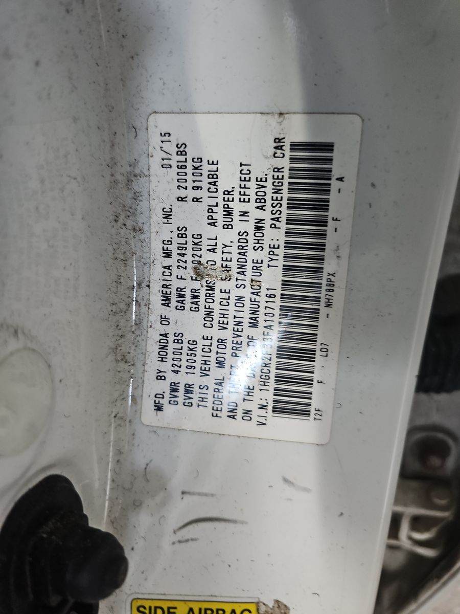 2015 Honda Accord LX FWD