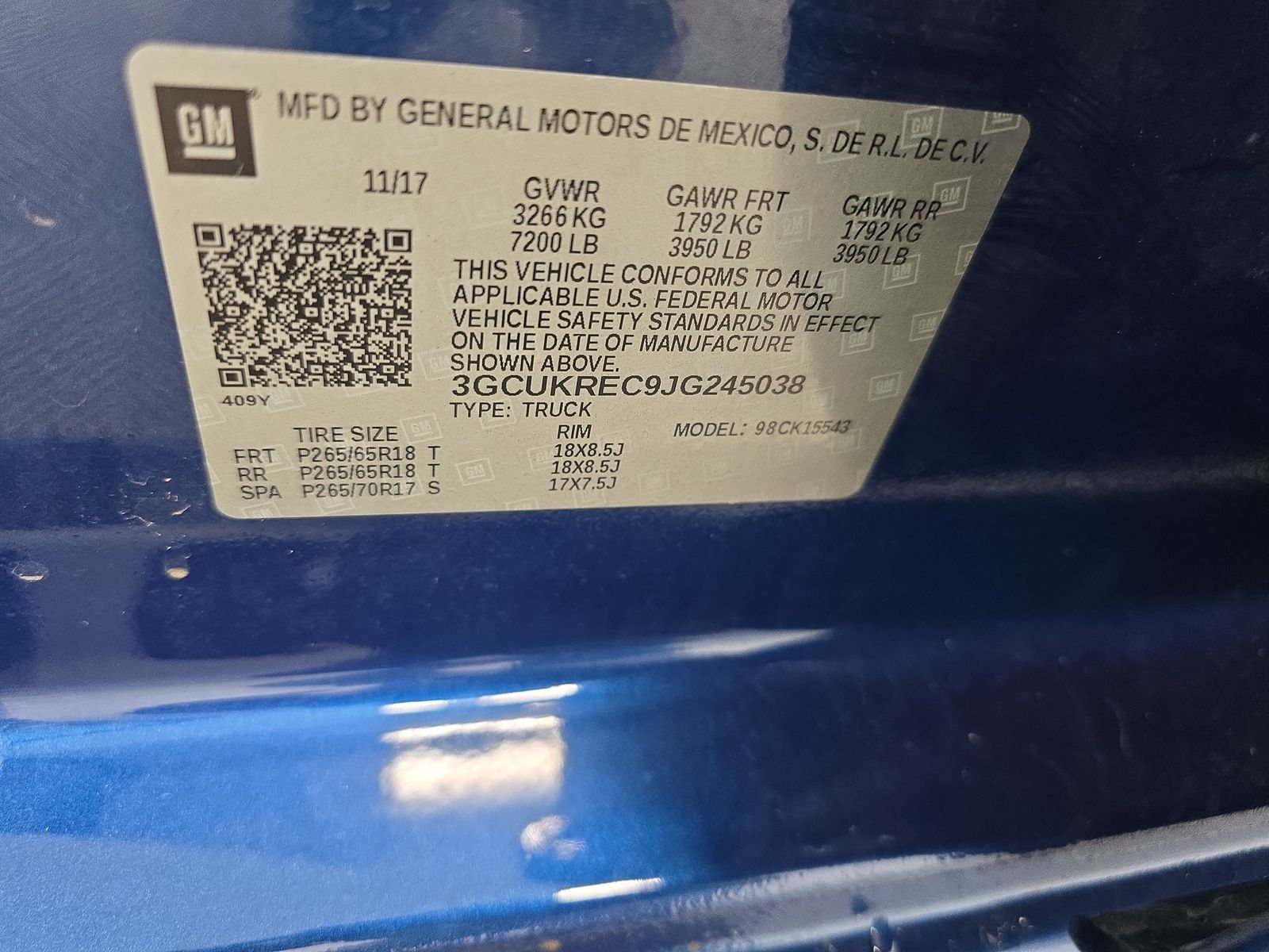 2018 Chevrolet Silverado 1500 LT AWD