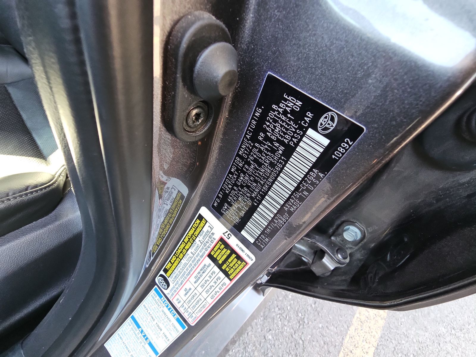 2022 Toyota Camry XLE AWD