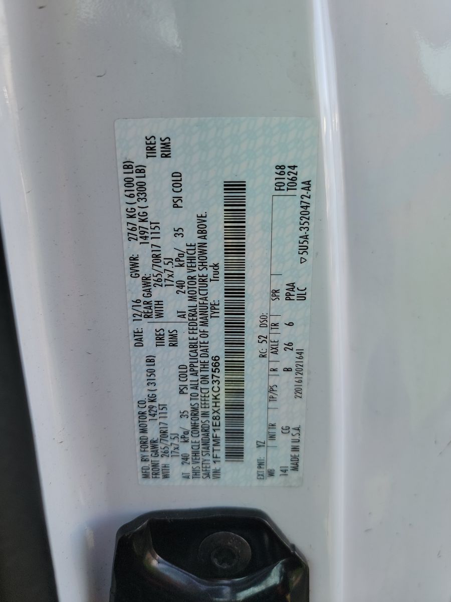 2017 Ford F-150 XL AWD