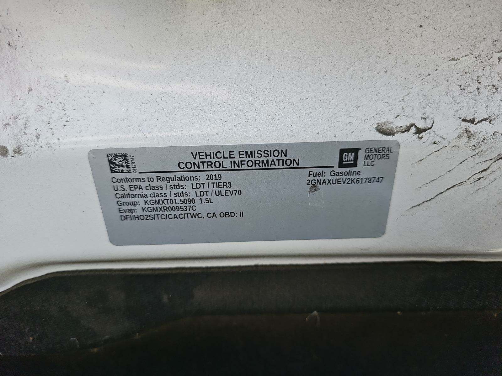 2019 Chevrolet Equinox LT AWD