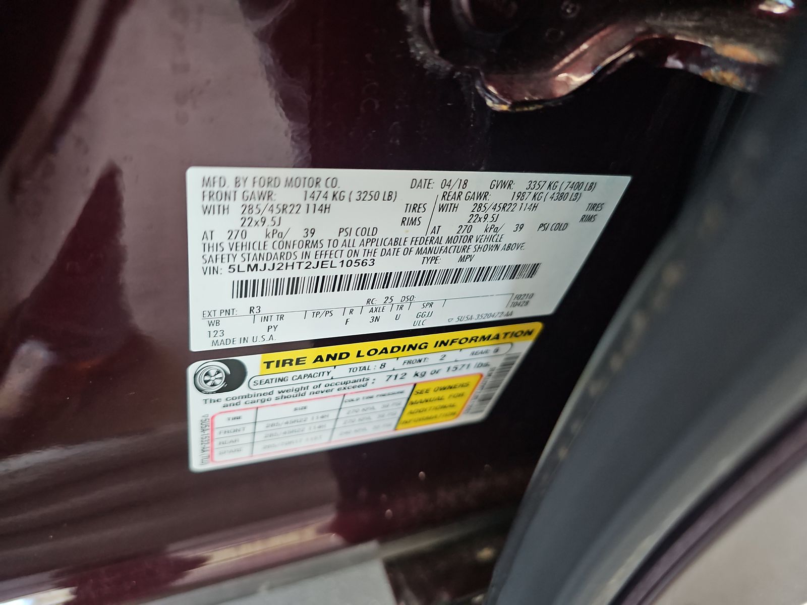 2018 Lincoln Navigator Select RWD