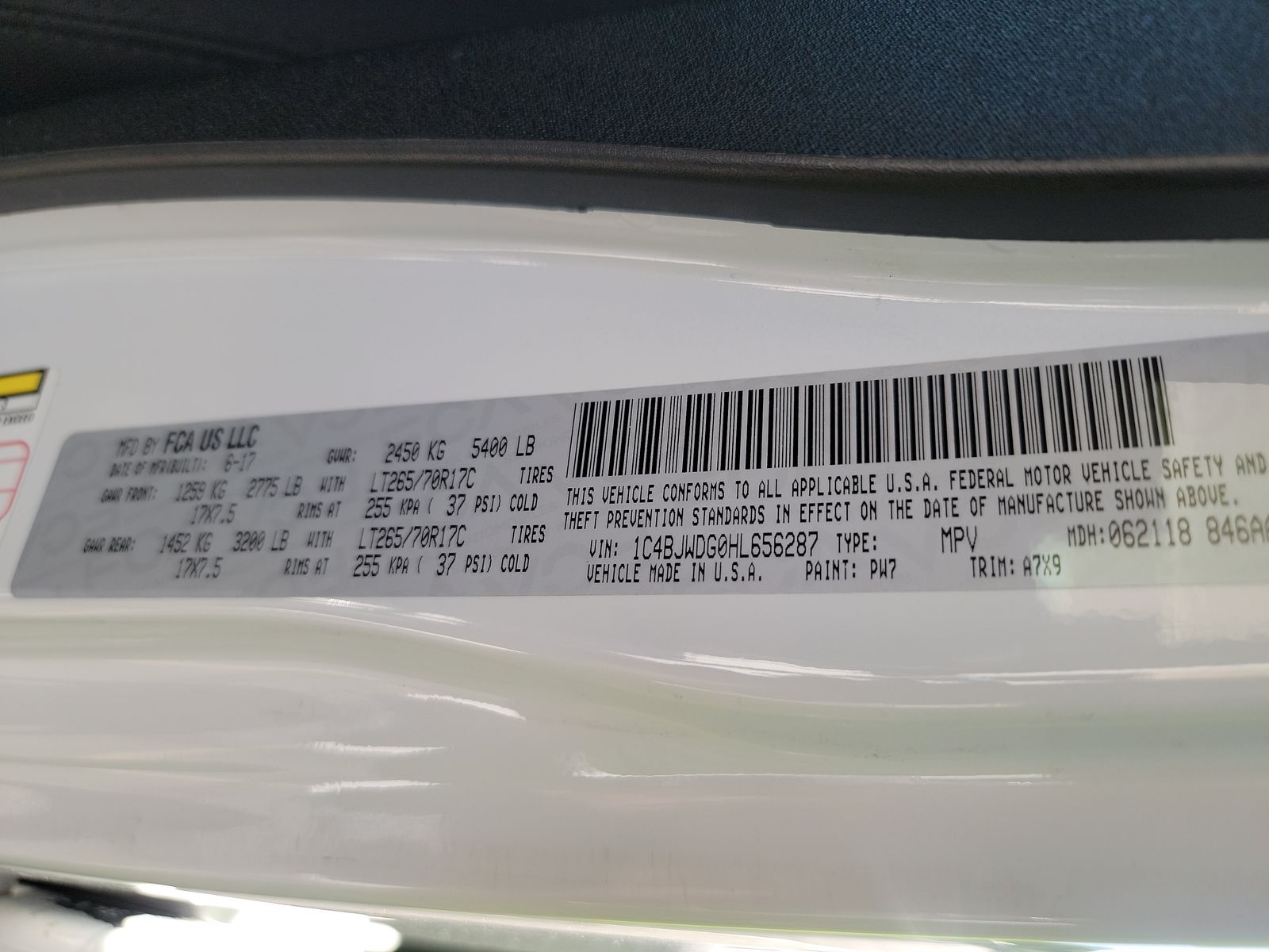 2017 Jeep Wrangler Unlimited Sport AWD