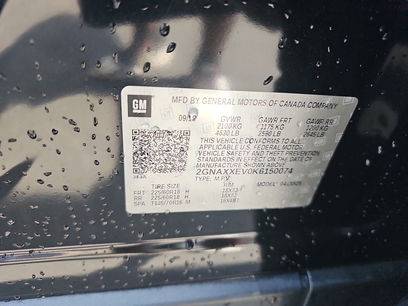 2019 Chevrolet Equinox Premier AWD