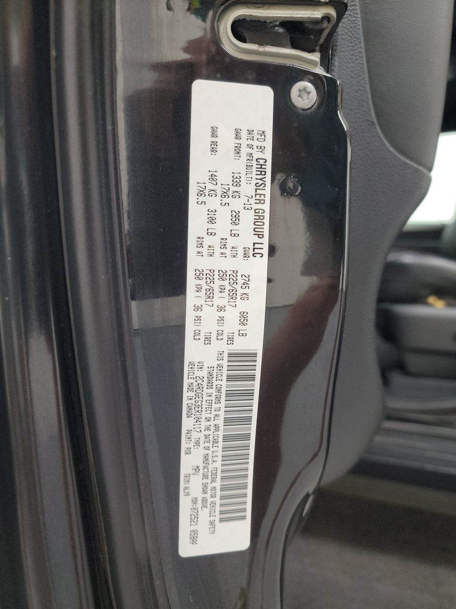 2014 Dodge Grand Caravan R/T FWD