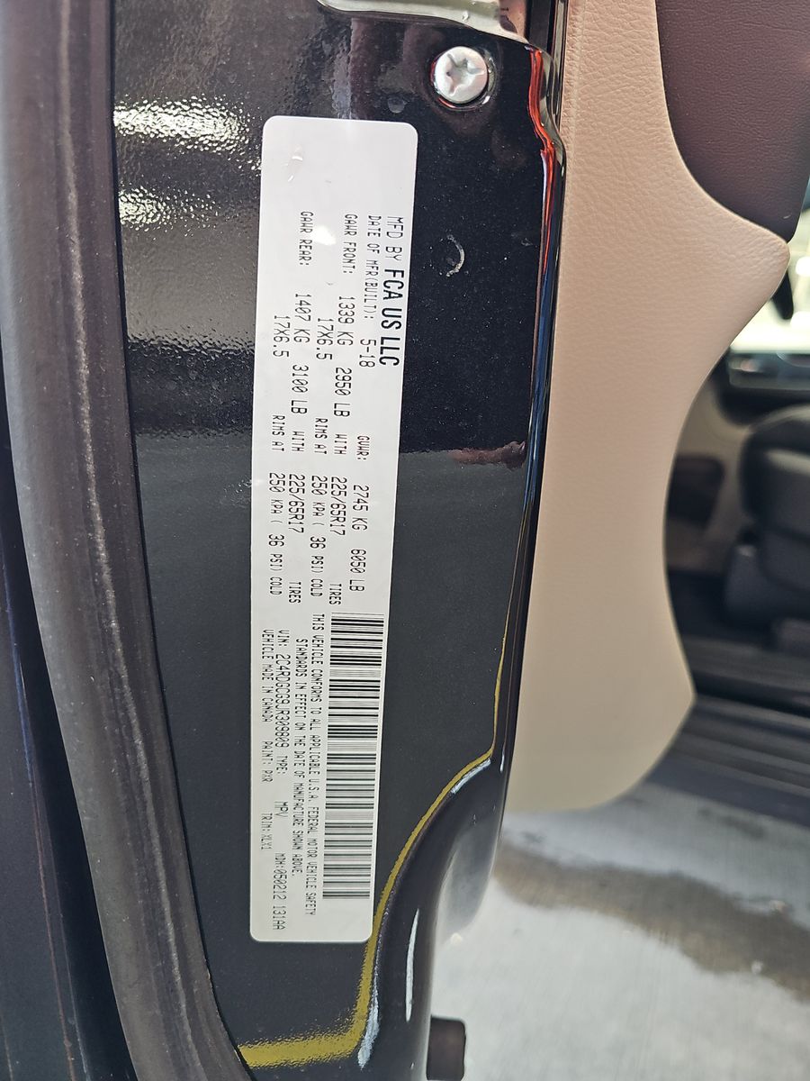 2018 Dodge Grand Caravan SXT FWD