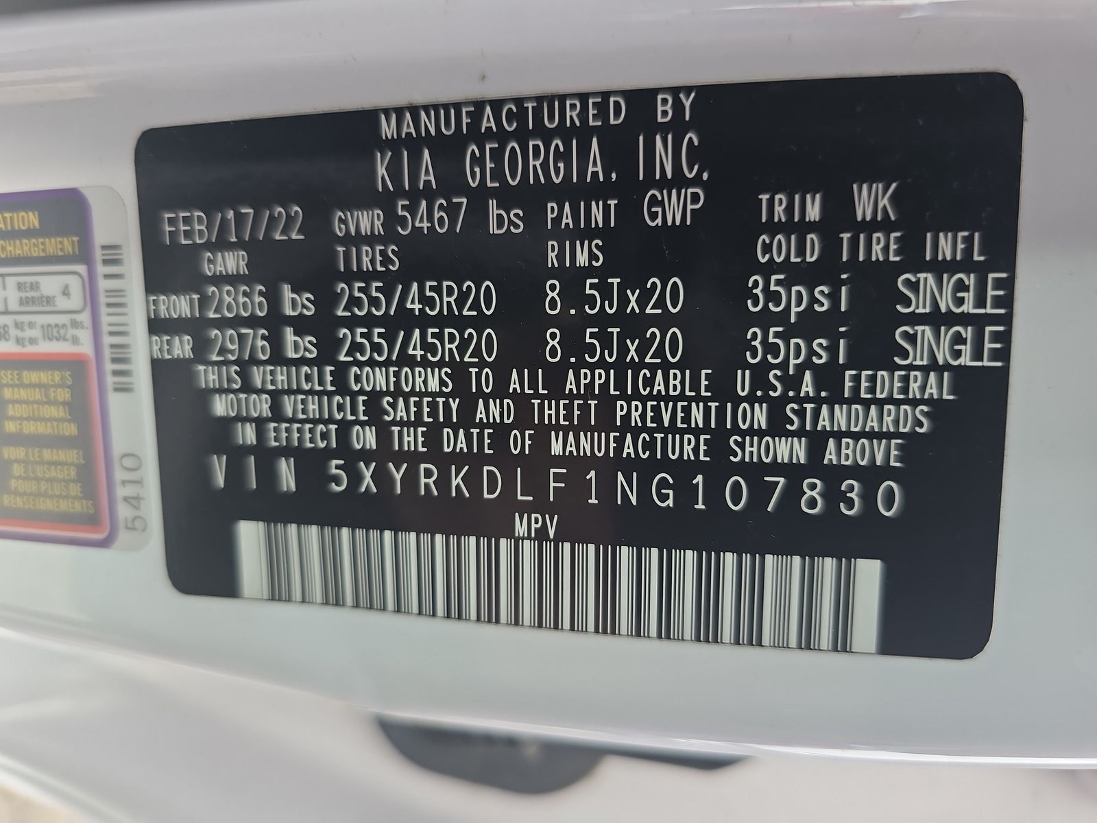 2022 Kia Sorento SX AWD