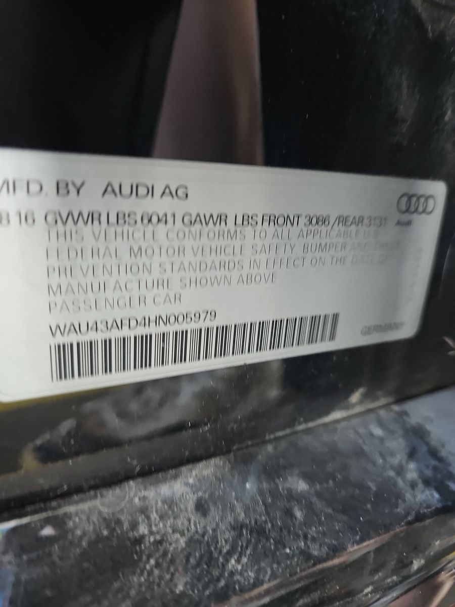 2017 Audi A8 L 4.0T Sport AWD