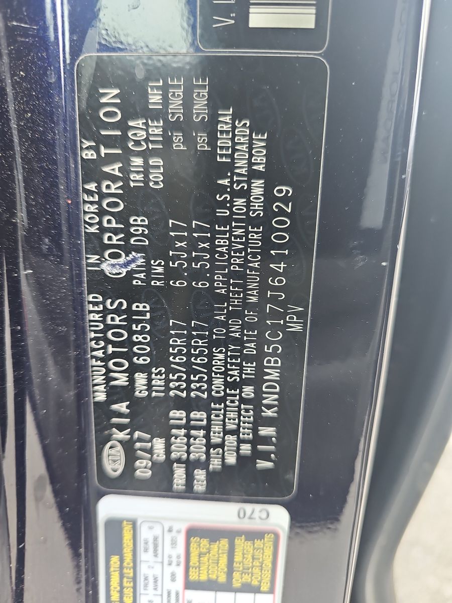 2018 Kia Sedona LX FWD