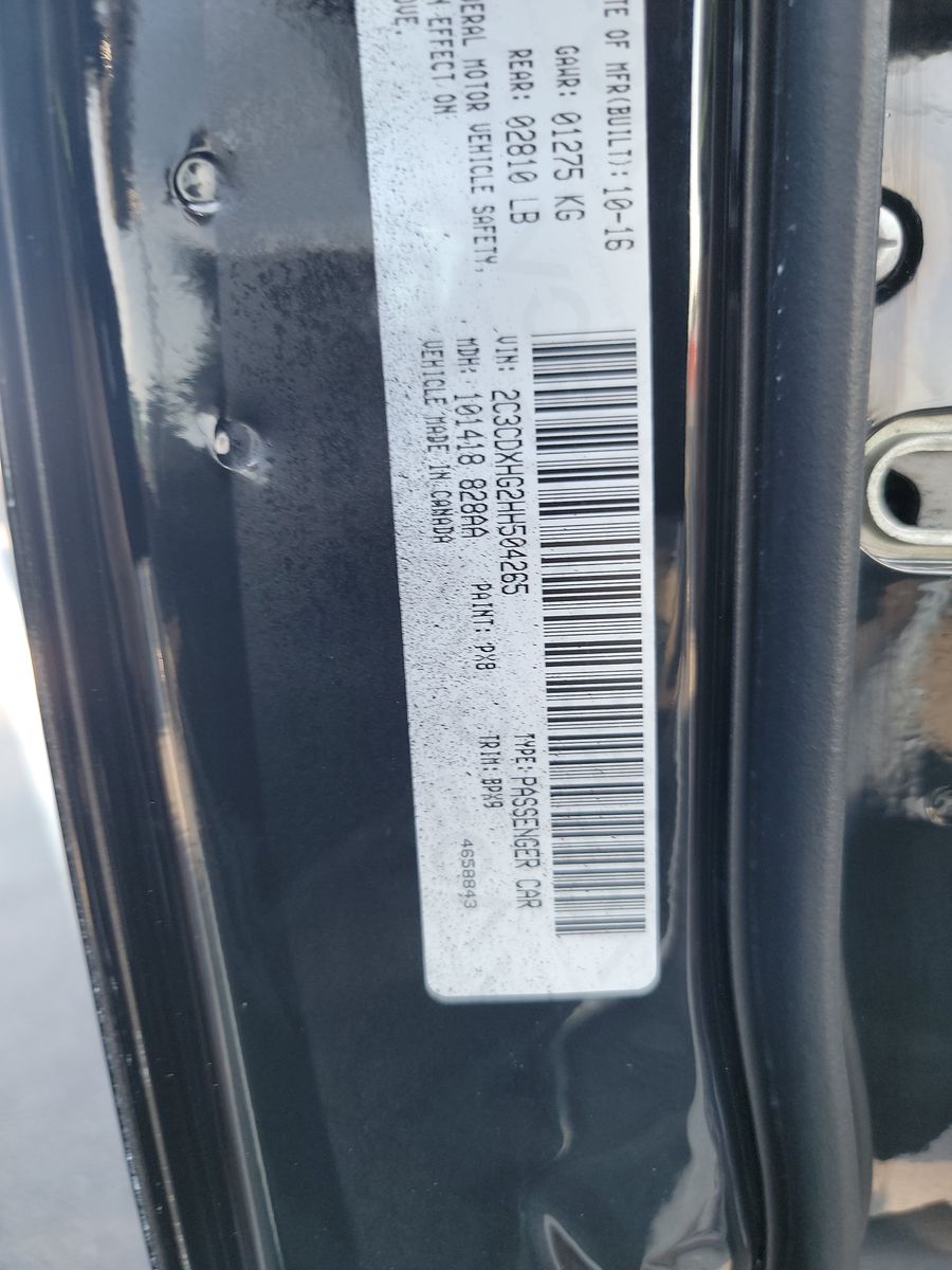 2017 Dodge Charger SXT RWD