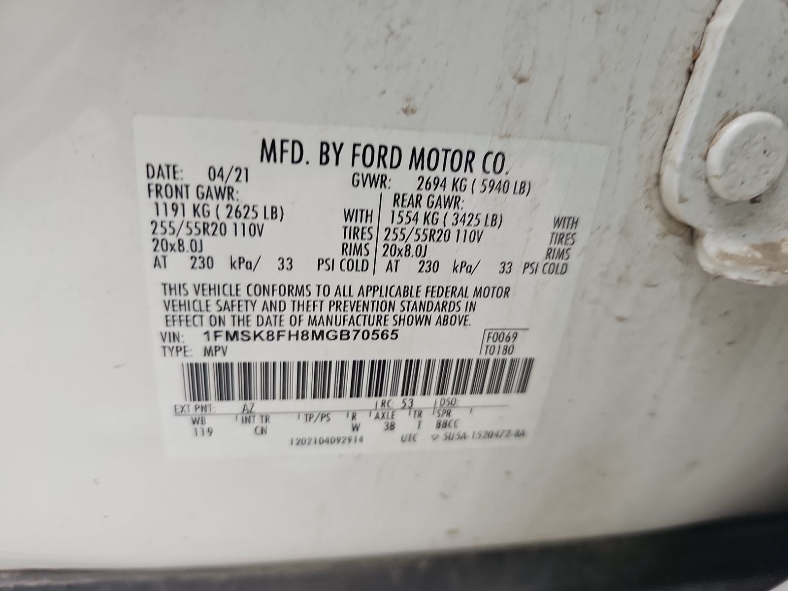 2021 Ford Explorer Limited AWD