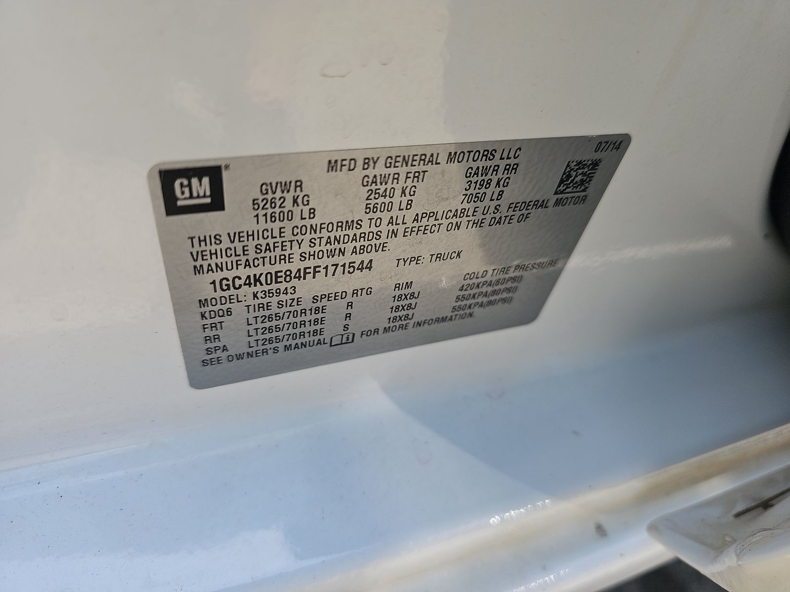 2015 Chevrolet Silverado 3500HD LTZ AWD