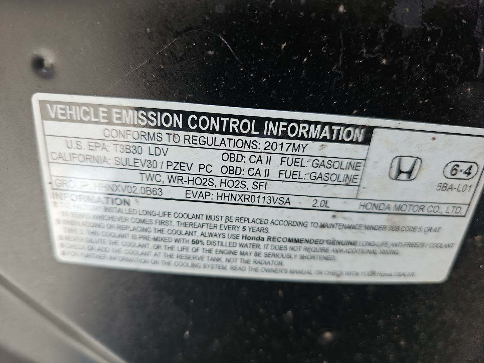 2017 Honda Civic EX FWD