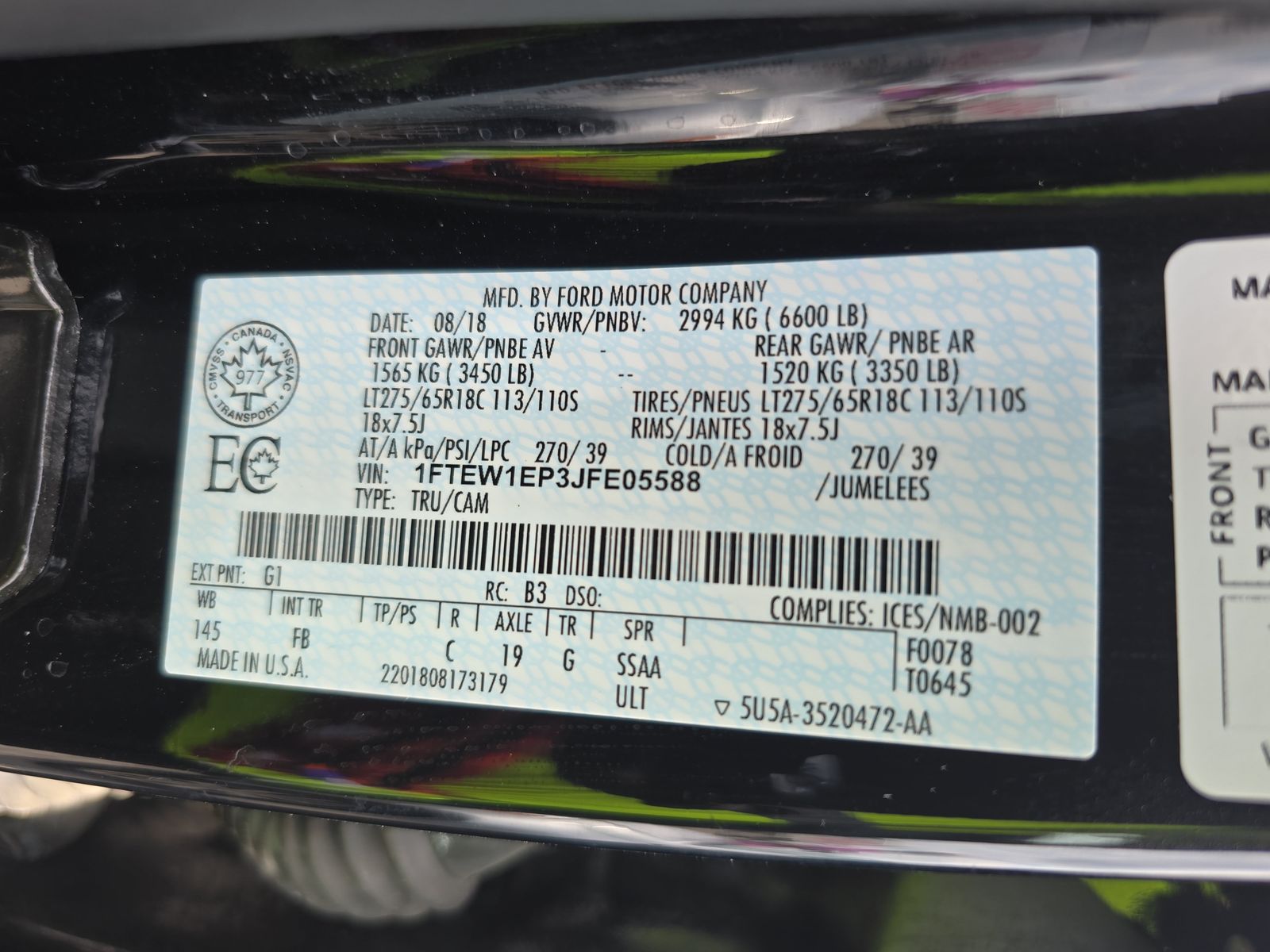 2018 Ford F-150 XLT AWD