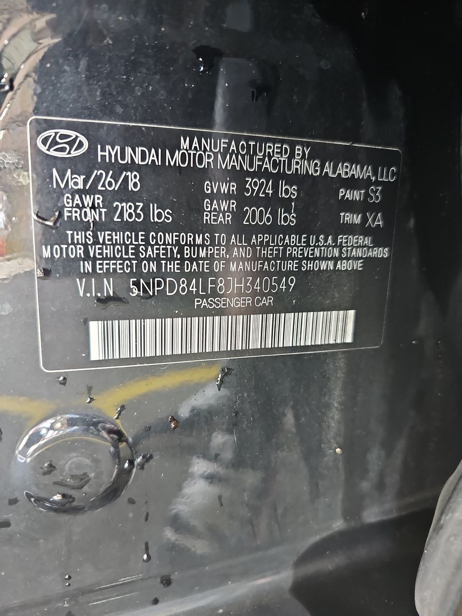 2018 Hyundai Elantra Value Edition FWD