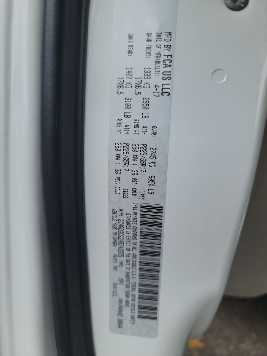 2017 Dodge Grand Caravan SXT FWD