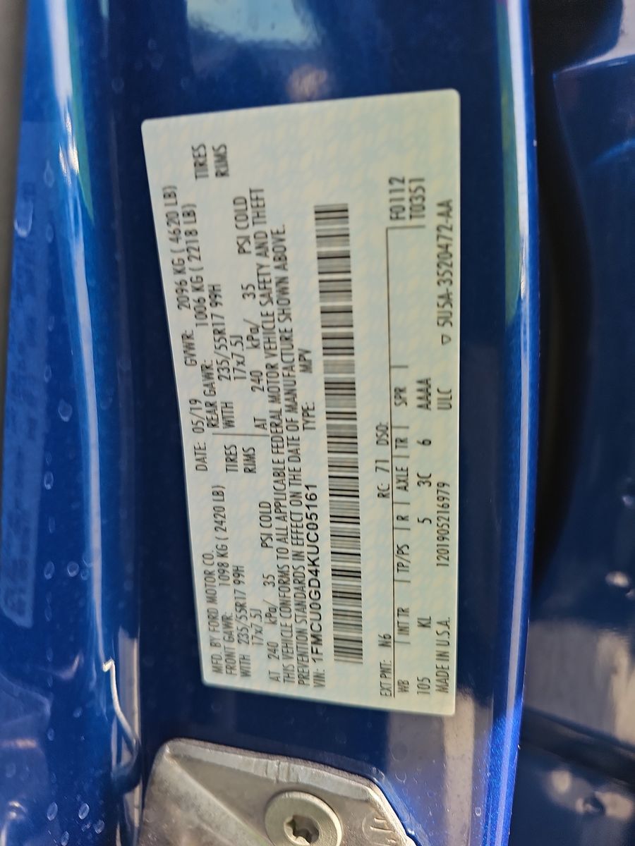 2019 Ford Escape SE FWD